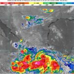 Tormenta tropical John, frente frío número 3 y potencial ciclón tropical Nueve, afectan a México