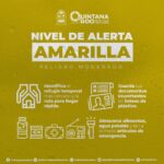 Gobernadora Mara Lezama llama a la calma y la preparación ante alerta amarilla en Quintana Roo