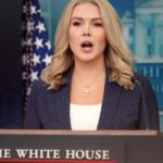 Karoline Leavitt vocera de la Casa Blanca califico como “estúpi**” la pregunta sobre apoyo de Trump a marchas pacíficas