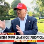 “Aprenderán a huir de un caimán, corran en zig zag”: Trump sobre migrantes en nueva cárcel de Florida