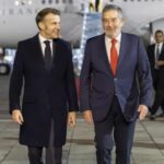 Emmanuel Macron, presidente de Francia, llega a México