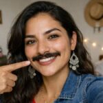 Mujeres con bigote, la nueva tendencia en redes sociales
