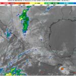 Frente frío 45 impacta el norte y activa lluvias en el país; persiste calor intenso