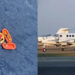 Avión se estrella en el mar y de milagro sobrevivientes sus pasajeros