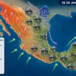 Pronostican lluvias puntuales fuertes en el sur del país y la península de Yucatán