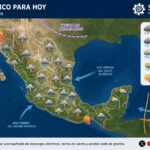 Ondas tropicales 14 y 15 se desplazarán sobre México