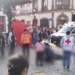 Registran atropellamiento múltiple en la feria de la Manzana en Zacatlán; hay 15 heridos